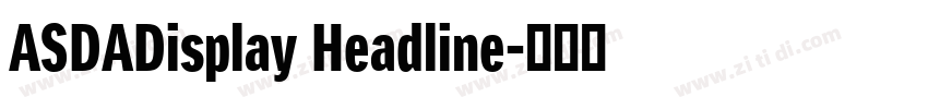 ASDADisplay Headline字体转换
